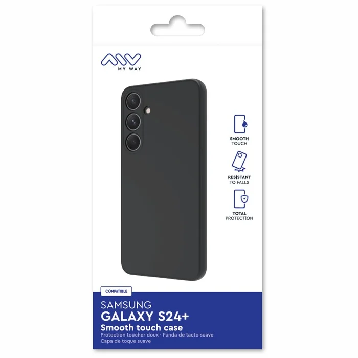 Samsung Galaxy S24+ 5G Smoothie TPU Cover By My Way Black