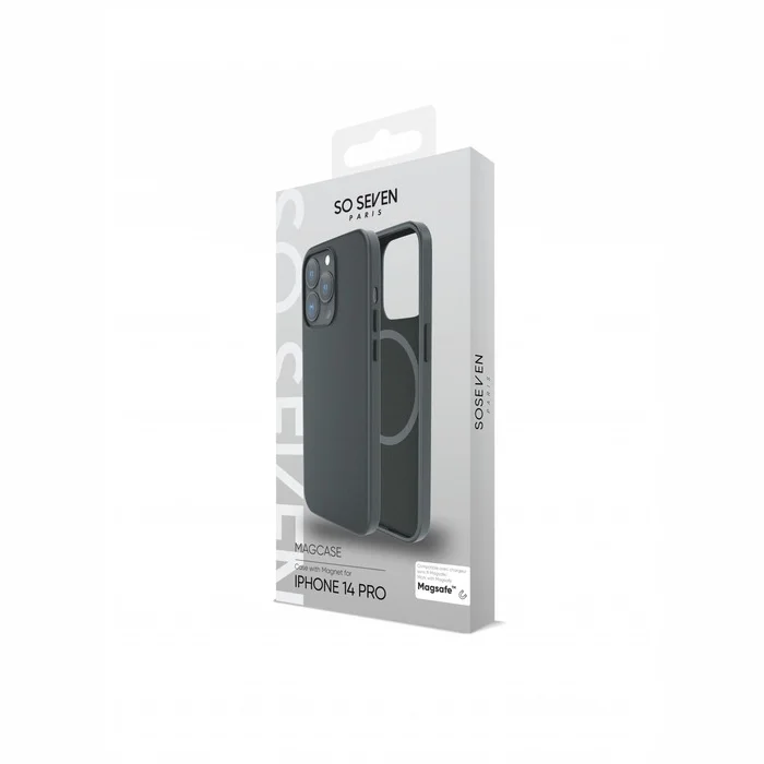 So Seven Leather Mag Case for Apple iPhone 14 Pro Black