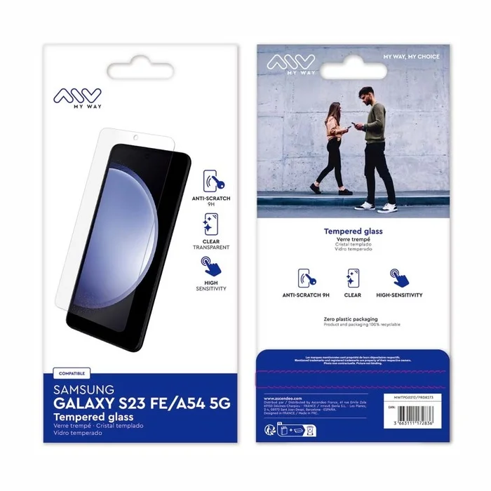 Viedtālruņa ekrāna aizsargs Myway Tempered 2D Screen Glass for Samsung Galaxy A54 5G