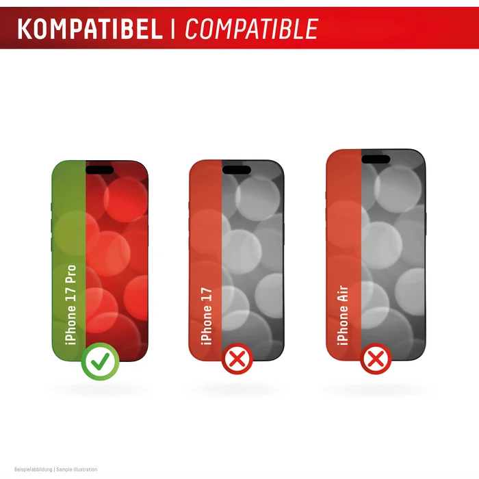 Apple iPhone 17 Pro Premium Glass Anti-Reflective Screen Protector by Displex
