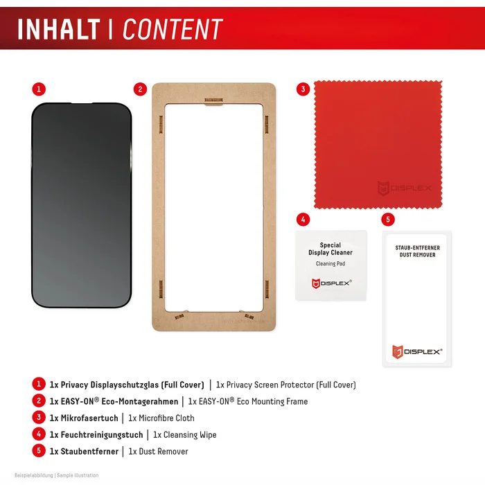 Apple iPhone Air Privacy Glass Screen Protector by Displex