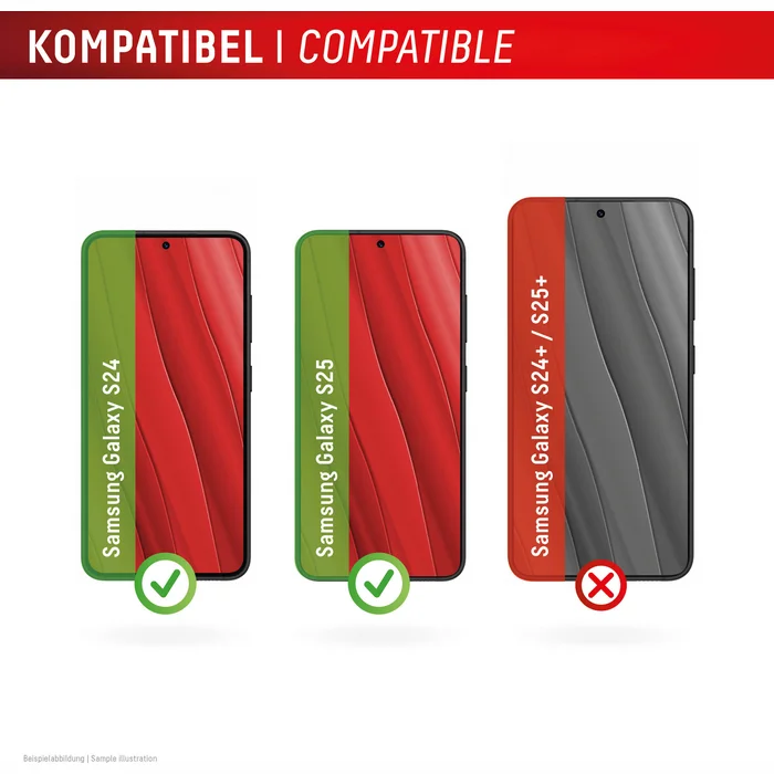 Samsung Galaxy S25/S24 Real Glass Screen Protector By Displex