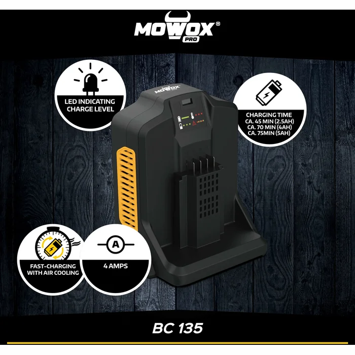 MoWox BC 135 Quick Charger 62V 350W