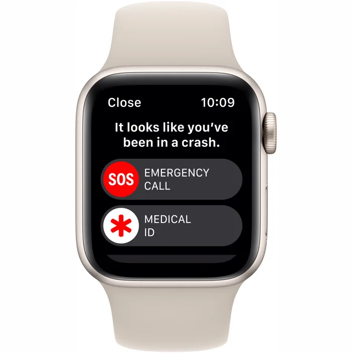Viedpulksteņi Apple Watch SE (2nd Gen) GPS 40mm Starlight Aluminium Case with Starlight Sport Band [Demo, komplektācijā neietilpst lādētājs]