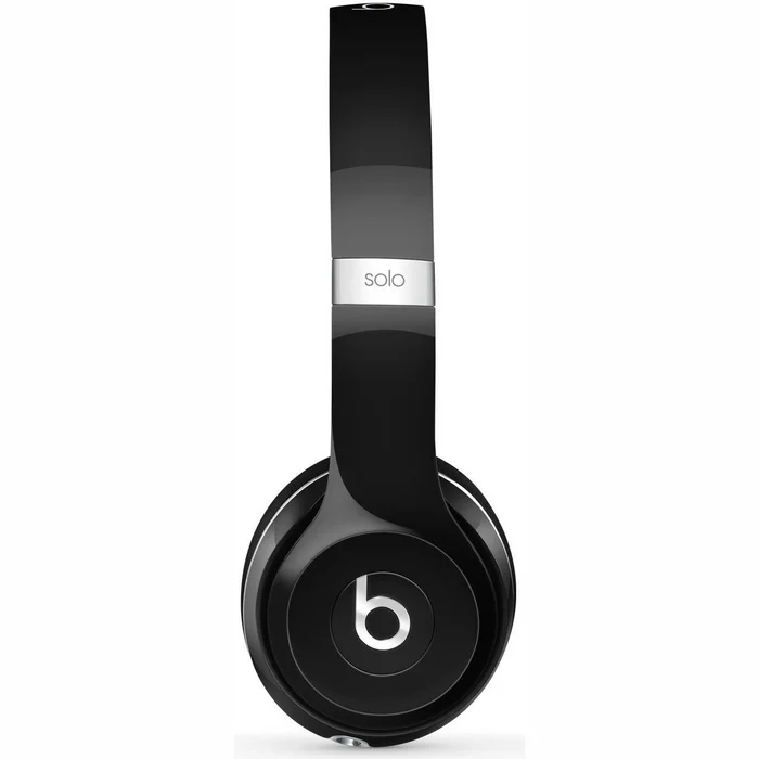 Austiņas Austiņas Apple Beats Solo2 On-Ear Headphones - Black (Luxe Edition)