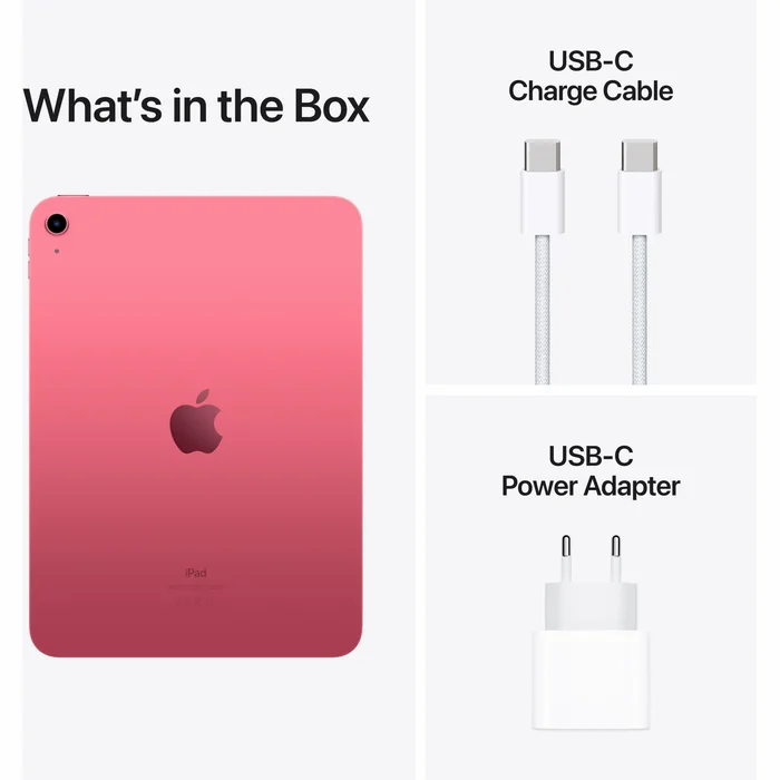 Planšetdators Apple iPad 10.9" Wi-Fi + Cellular 256GB - Pink 10th gen (2022)