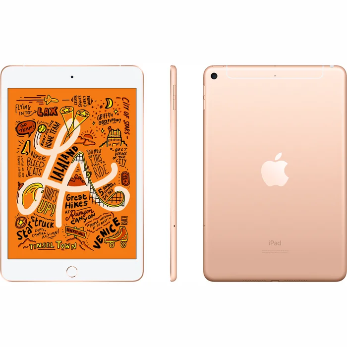 Planšetdators Planšetdators Apple iPad Mini 5 Wi-Fi + Cellular 256GB Gold