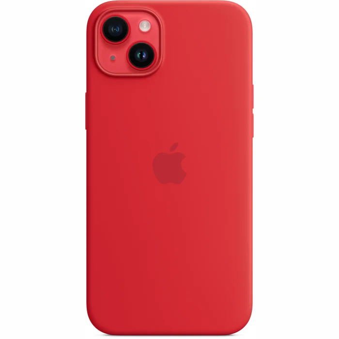 Apple iPhone 14 Plus Silicone Case with MagSafe - (PRODUCT) RED