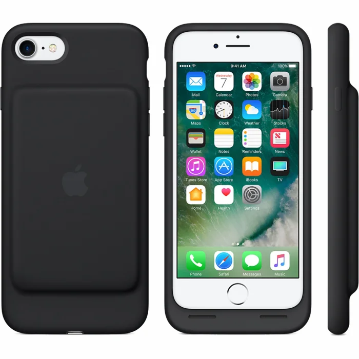 Viedtālruņu aksesuāri Apple iPhone 7 Smart Battery Case - Black