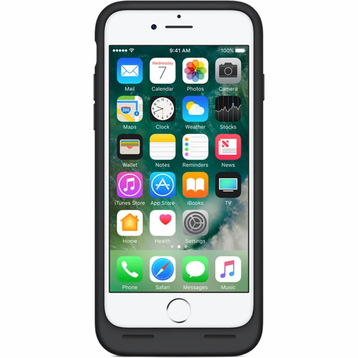 Viedtālruņu aksesuāri Apple iPhone 7 Smart Battery Case - Black
