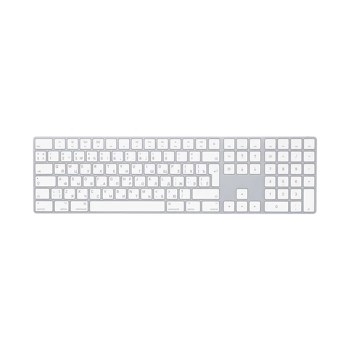 Klaviatūra Klaviatūra Apple Magic Keyboard with Numeric Keypad RUS Silver