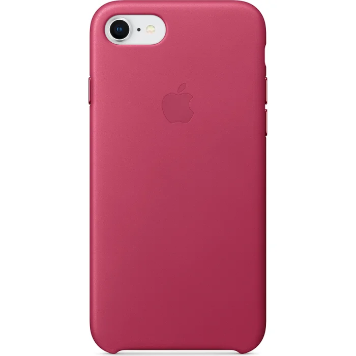 Apple iPhone 8 / 7 / SE Leather Case - Pink Fuchsia