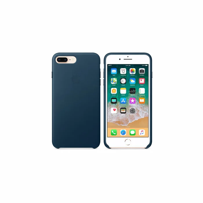 Aizsargapvalks Apple iPhone 8 Plus / 7 Plus Leather Case - Cosmos Blue