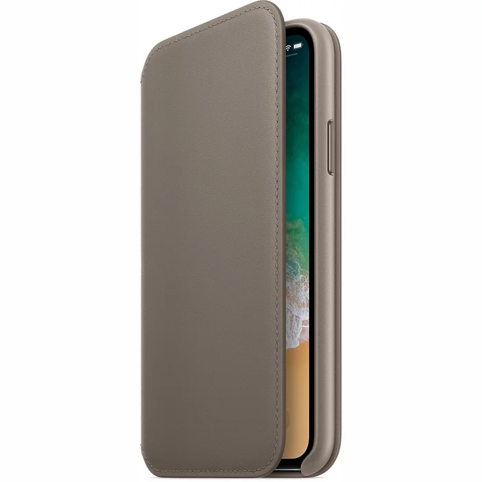 Apple iPhone X Leather Case - Taupe