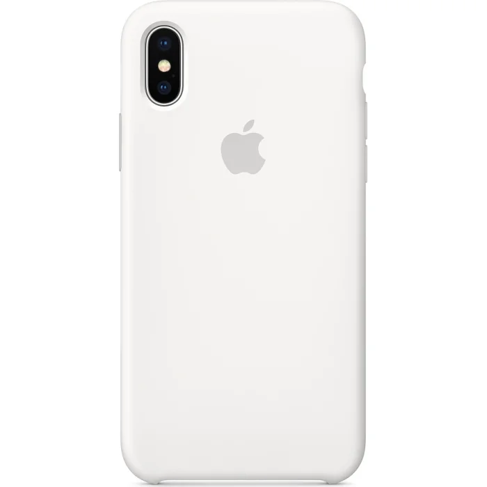 Viedtālruņu aksesuāri Apple iPhone X Silicone Case White
