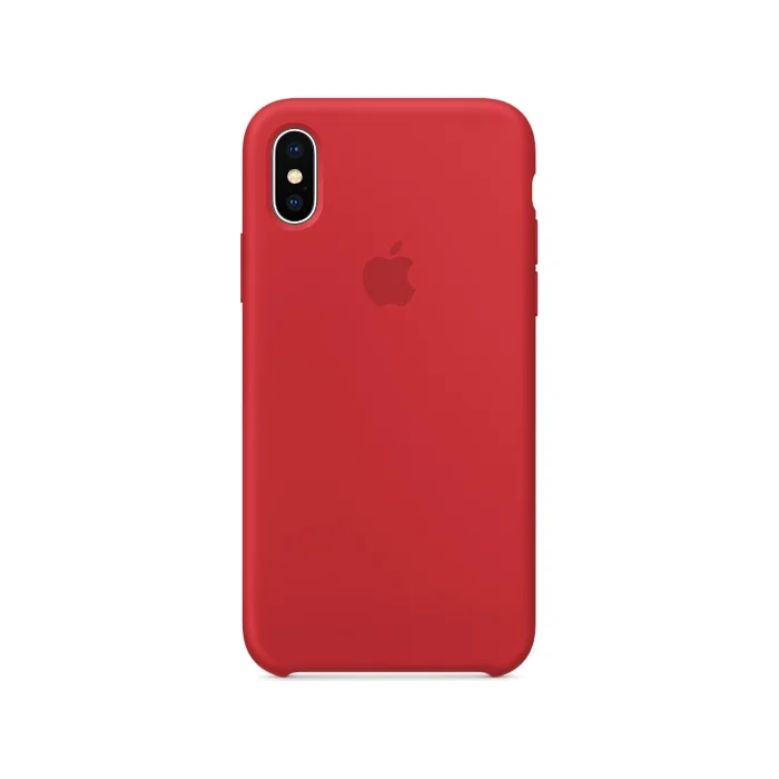 Apple iPhone X Silicone Case - Red