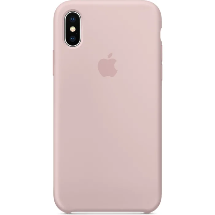 Viedtālruņu aksesuāri Apple iPhone X Silicone Case - Pink Sand