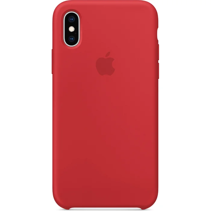 Apple iPhone XS Silicone Case - (PRODUCT) RED