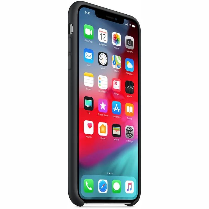 Telefona vāciņi un maciņi Apple iPhone XS Max Silicone Case - Black