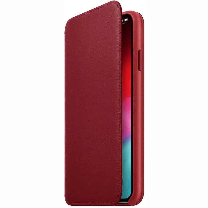 Apple iPhone XS Max Leather Folio - (Product) Red