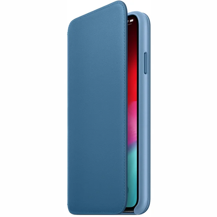 Apple iPhone XS Max Leather Folio - Cape Cod Blue