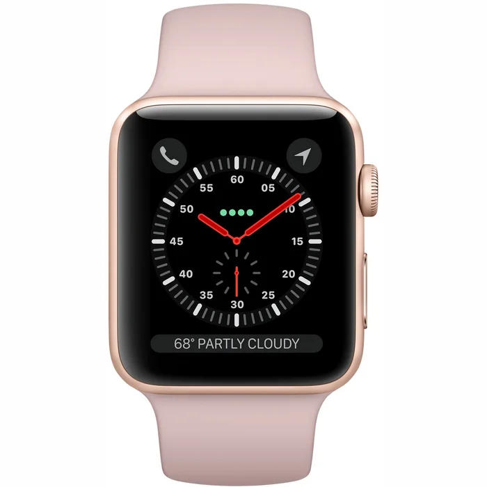 Viedpulksteņi Apple Watch Series 3 38mm Gold/Pink