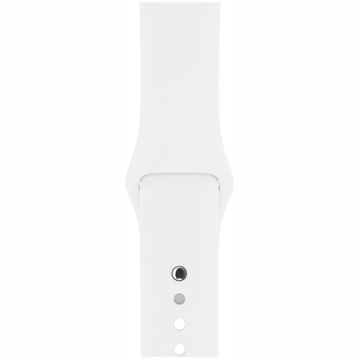 Viedpulkstenis Viedpulkstenis Apple Watch Series 3 (GPS) 42mm Silver, White Sport Band
