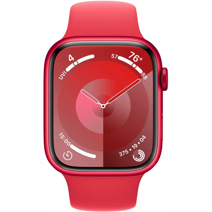 Viedpulkstenis Apple Watch Series 9 GPS + Cellular 41mm (PRODUCT)RED Aluminium Case with RED Sport Band - M/L