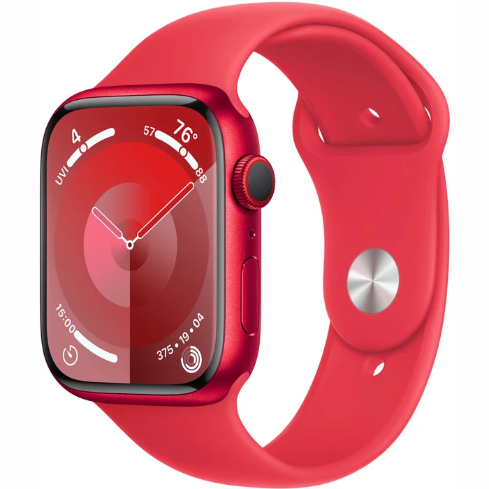 Viedpulkstenis Apple Watch Series 9 GPS + Cellular 45mm (PRODUCT)RED Aluminium Case with RED Sport Band - M/L