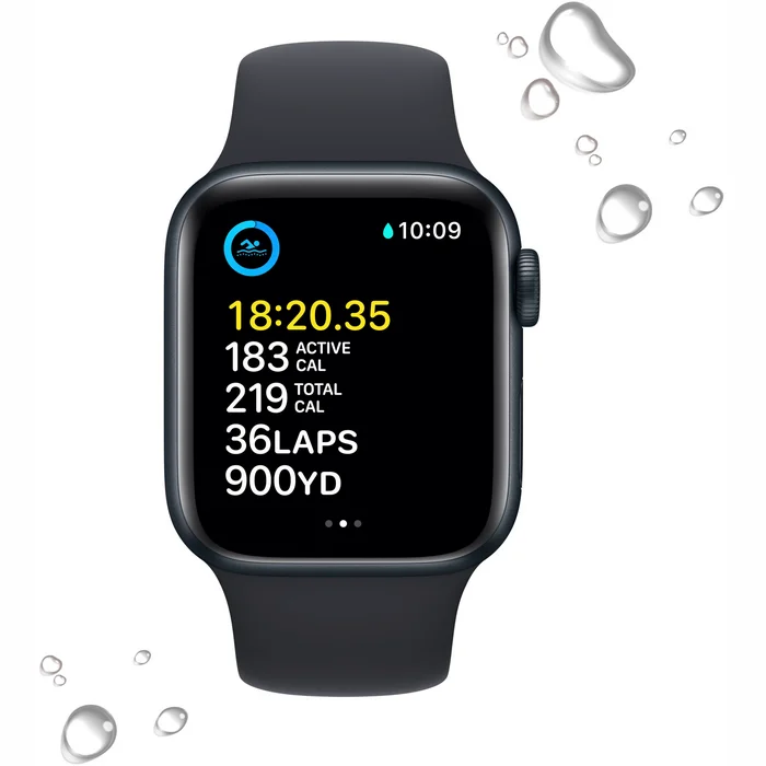 Viedpulkstenis Apple Watch SE (2nd Gen) GPS + Cellular 40mm Midnight Aluminium Case with Midnight Sport Band