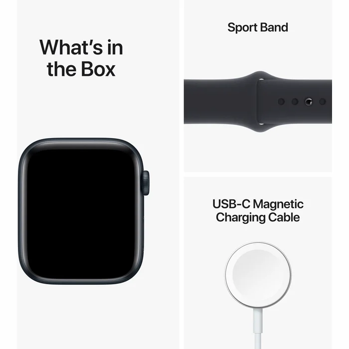 Viedpulkstenis Apple Watch SE (2nd Gen) GPS + Cellular 44mm Midnight Aluminium Case with Midnight Sport Band