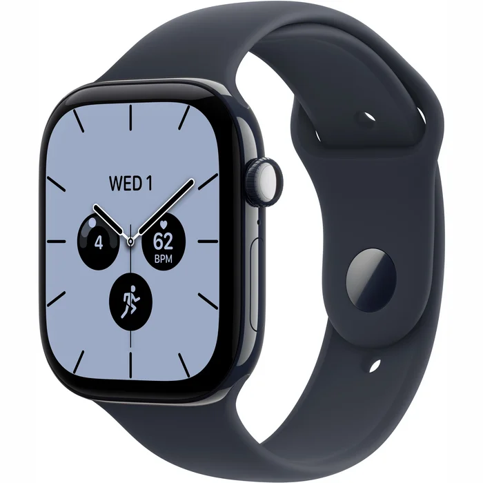 Apple Watch Series 12 GPS + Cellular 42mm Night Blue Ceramic Case with Navy Blue Sport Band - S/M