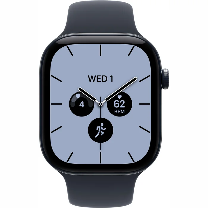 Apple Watch Series 12 GPS + Cellular 42mm Night Blue Ceramic Case with Navy Blue Sport Band - S/M
