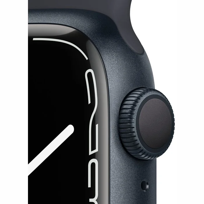 Viedpulkstenis Apple Watch Series 7 GPS + Cellular 41mm Midnight Aluminium Case with Midnight Sport Band