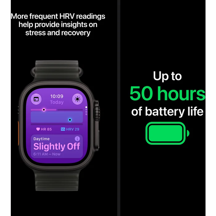 Apple Watch Ultra 4 GPS + Cellular 49mm Natural Titanium Case with Desert Alpine Loop - S