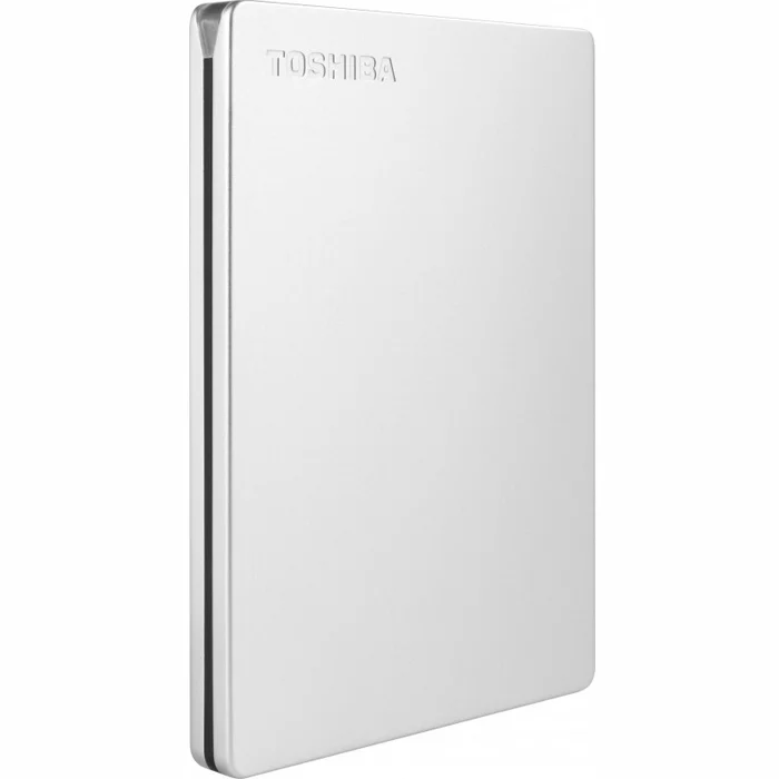 Ārējais cietais disks Toshiba Canvio Slim 1TB Silver