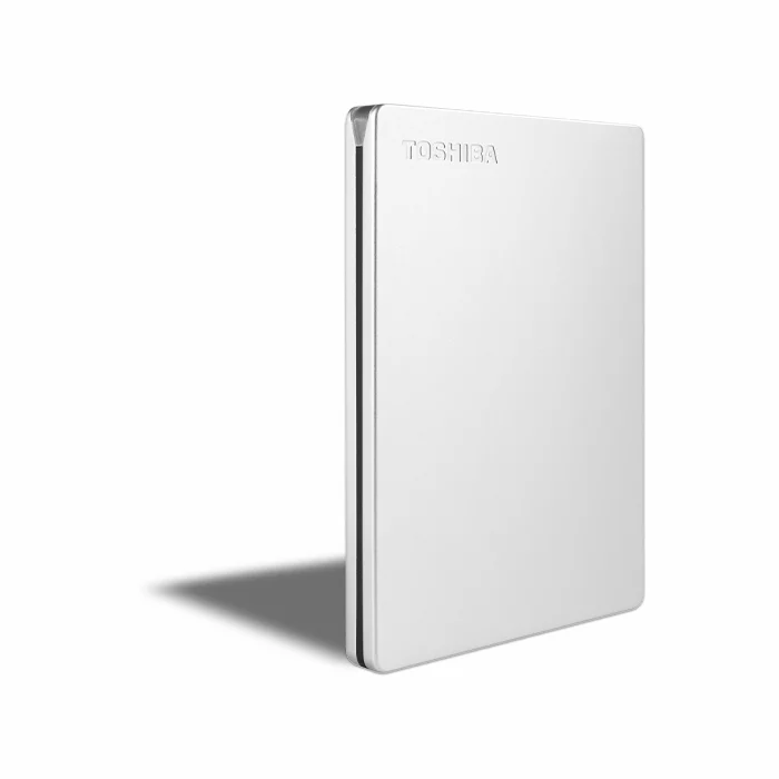 Ārējais cietais disks Toshiba Canvio Slim 2TB Silver