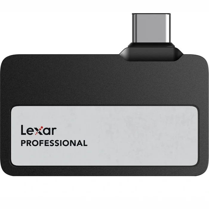 Ārējie cietie diski Lexar Professional Go USB 3.2 Gen 2 Portable SSD 1TB Black LSL400X001T-RNBNG