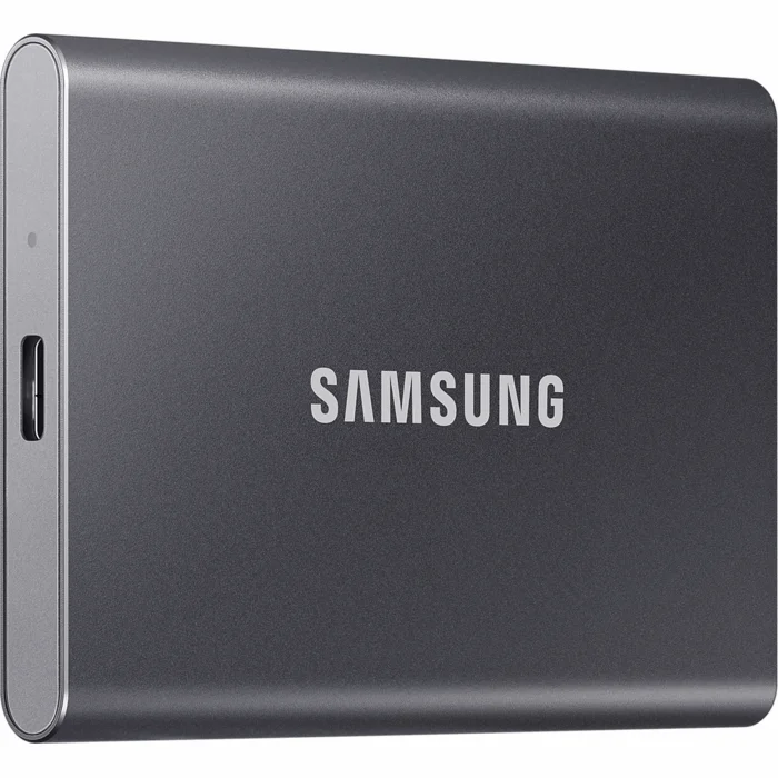 Ārējais cietais disks Samsung Portable SSD T7 USB 3.2 Gen 2 4TB Titan Gray