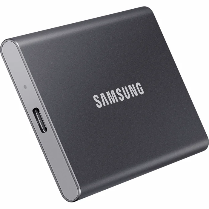 Ārējais cietais disks Samsung Portable SSD T7 USB 3.2 Gen 2 4TB Titan Gray