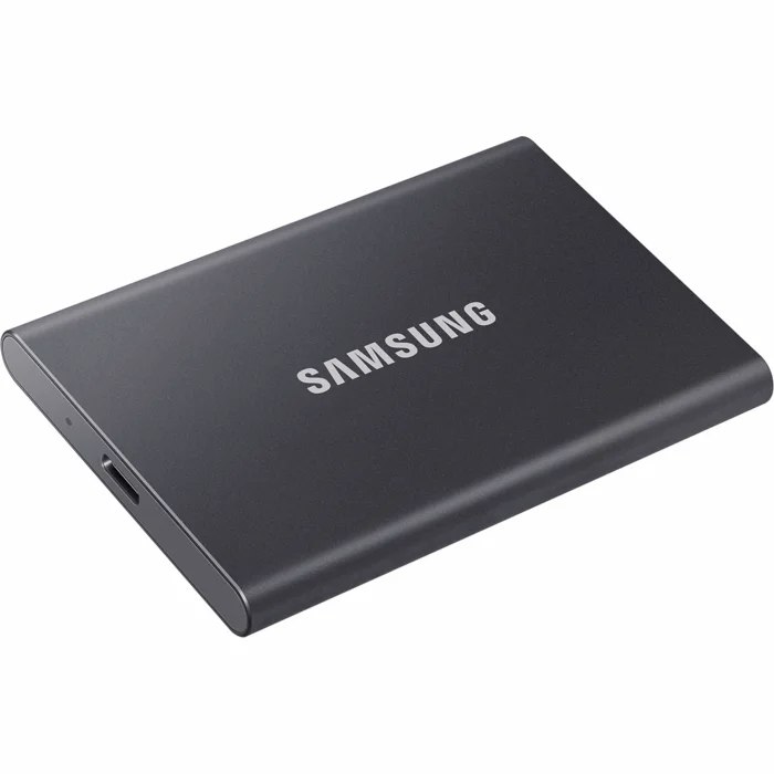 Ārējais cietais disks Samsung Portable SSD T7 USB 3.2 Gen 2 4TB Titan Gray