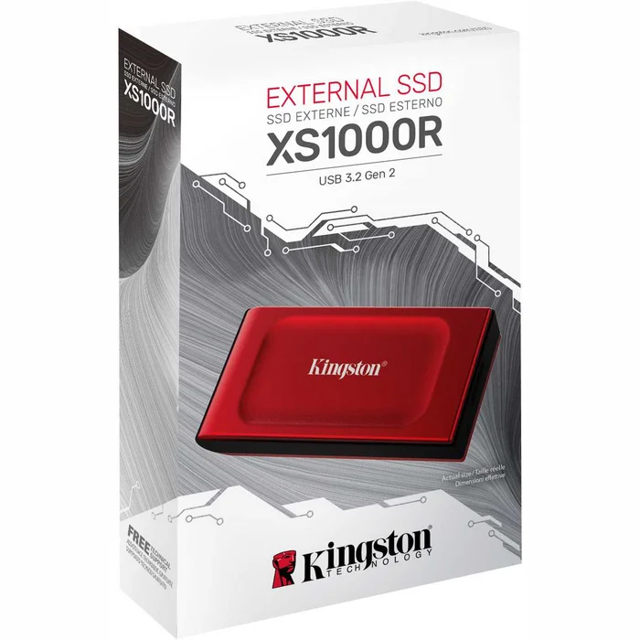 Ārējais cietais disks Kingston XS1000 External SSD 1TB