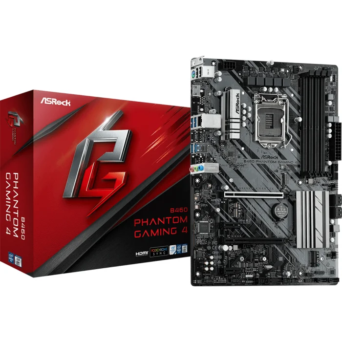 Mātesplate ASROCK B460 Phantom Gaming 4