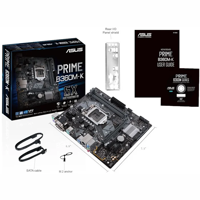 Mātesplates Asus PRIME B360M-K