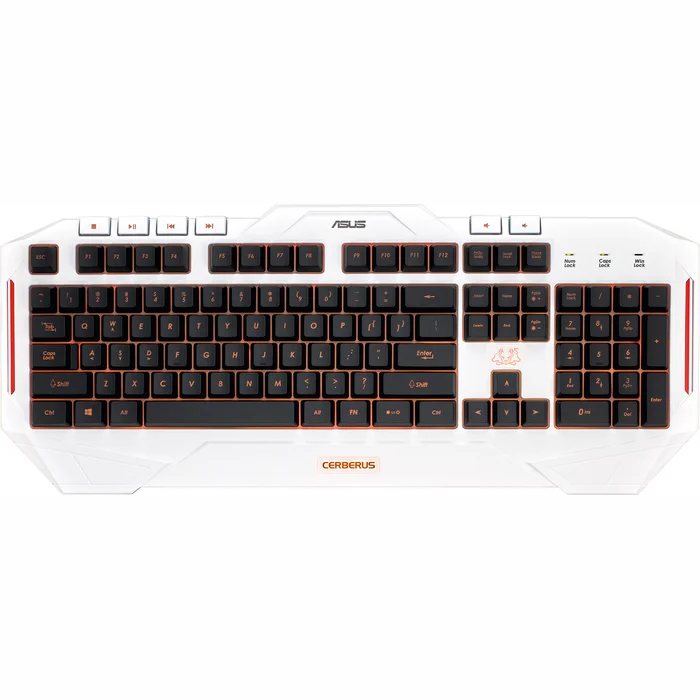 Klaviatūras Asus Cerberus Arctic Gaming Keyboard ENG