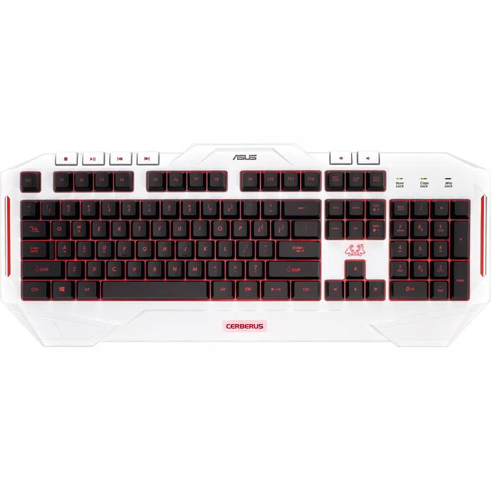 Klaviatūras Asus Cerberus Arctic Gaming Keyboard ENG
