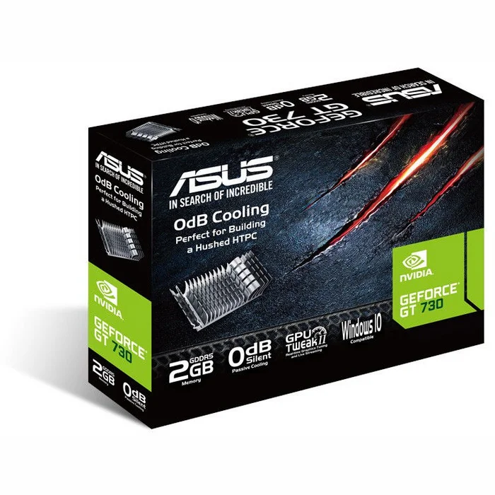 Videokarte Asus GeForce GT 730 2GB GT730-SL-2GD5-BRK