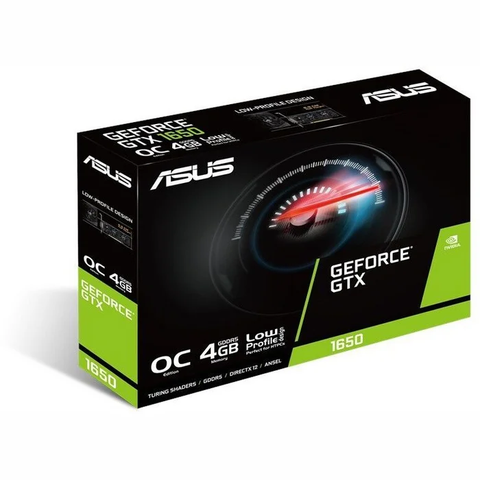 Videokarte Asus NVIDIA GeForce GTX 1650 4GB GTX1650-O4G-LP-BRK