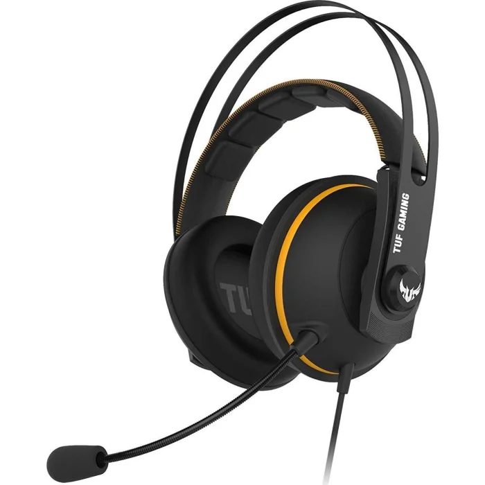 Austiņas Asus TUF Gaming H7 Over-Ear Gaming Headphones Yellow