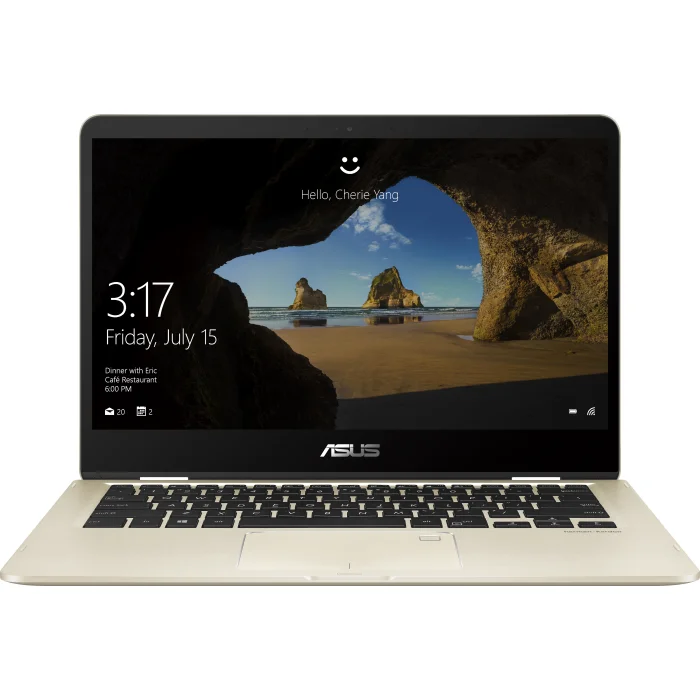Portatīvais dators Asus Zenbook Flip UX461UA, Icicle Gold, 14"